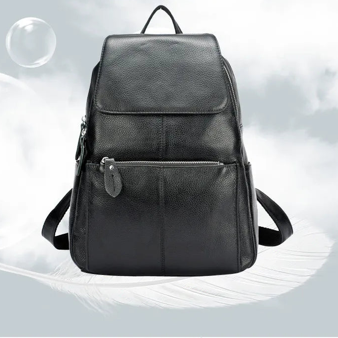 Mochila Feminina de Couro Genuíno Margot | Backpacks | Cores variadas | Costas | Vivièn