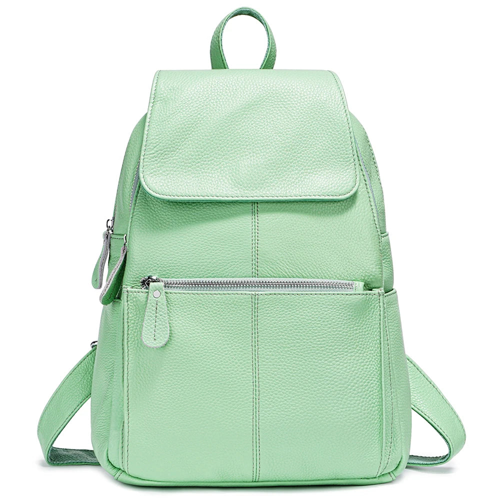 Mochila Feminina de Couro Genuíno Margot | Backpacks | Cores variadas | Detalhe 17 | Vivièn