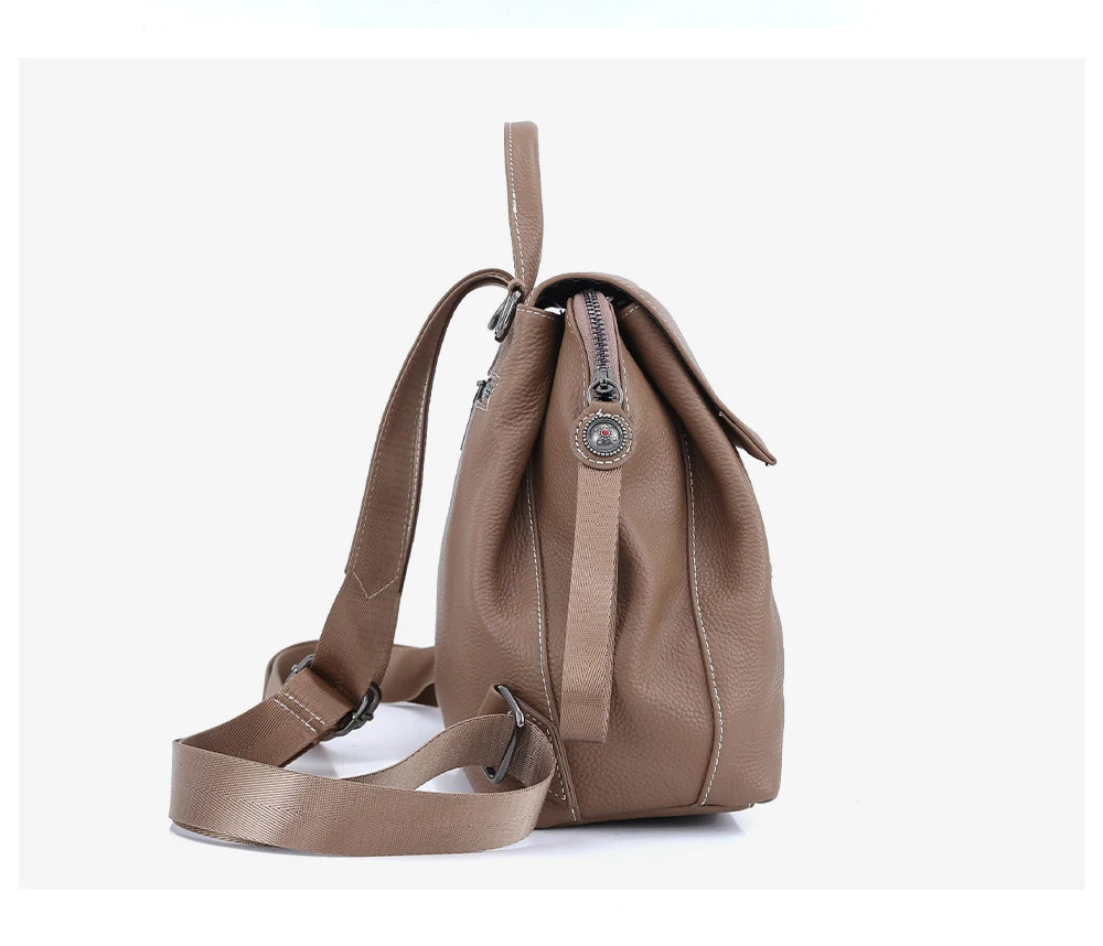 Mochila Feminina de Couro Simone | Backpacks | Cores variadas | Detalhe 6 | Vivièn