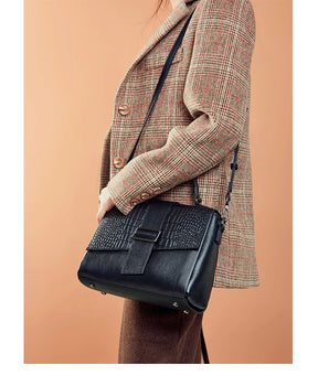 Bolsa de Ombro de Couro Vintage