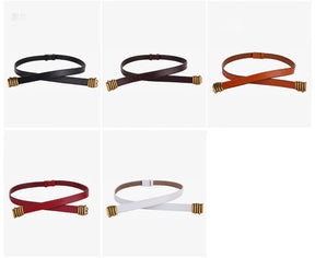 Cinto Feminino de Couro Feminino Lia