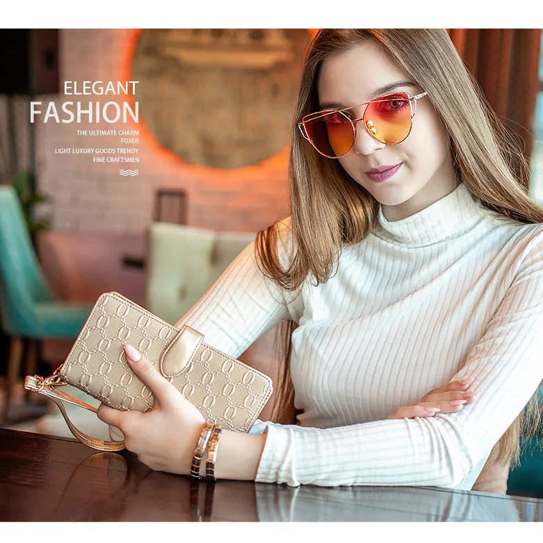 Carteira Feminina de Couro Dominique