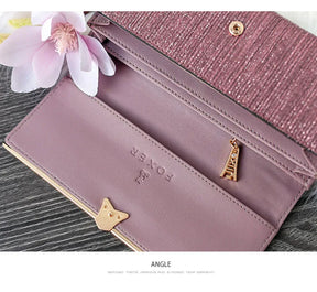 Carteira Feminina de Couro Lilian