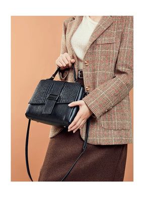 Bolsa de Ombro de Couro Vintage