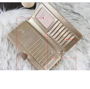 Carteira Feminina de Couro Dominique