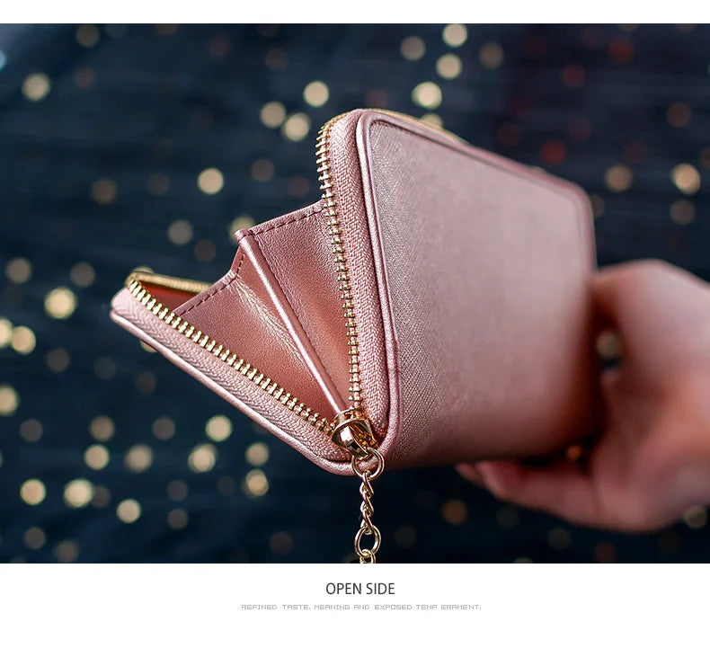 Carteira Feminina de Couro Clarice