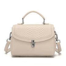 Bolsa de Ombro e Transversal de Couro Croco