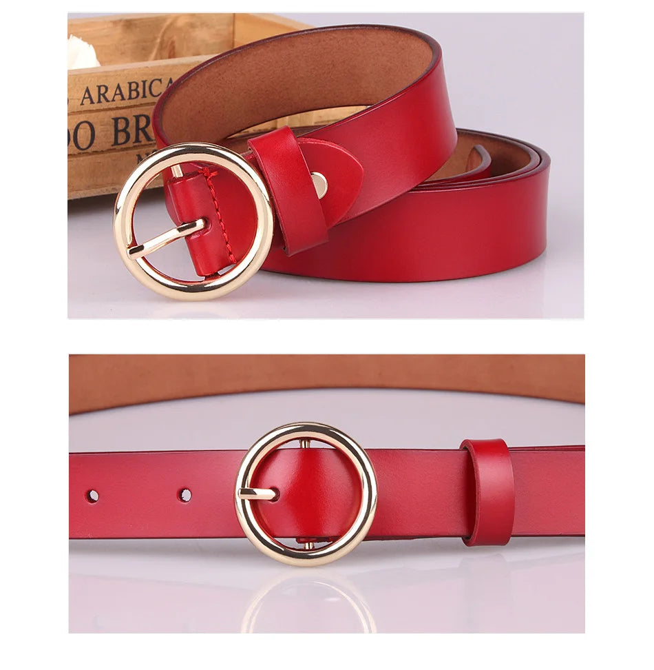 Cinto Feminino de Couro Nala