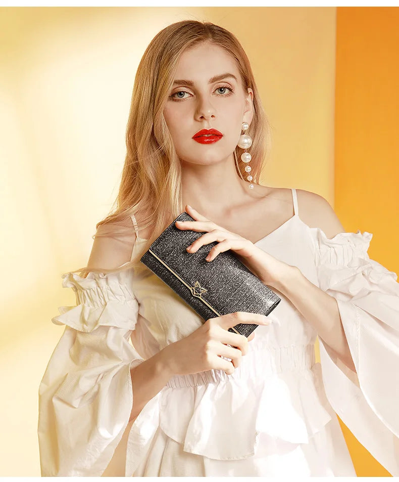 Carteira Feminina de Couro Lilian