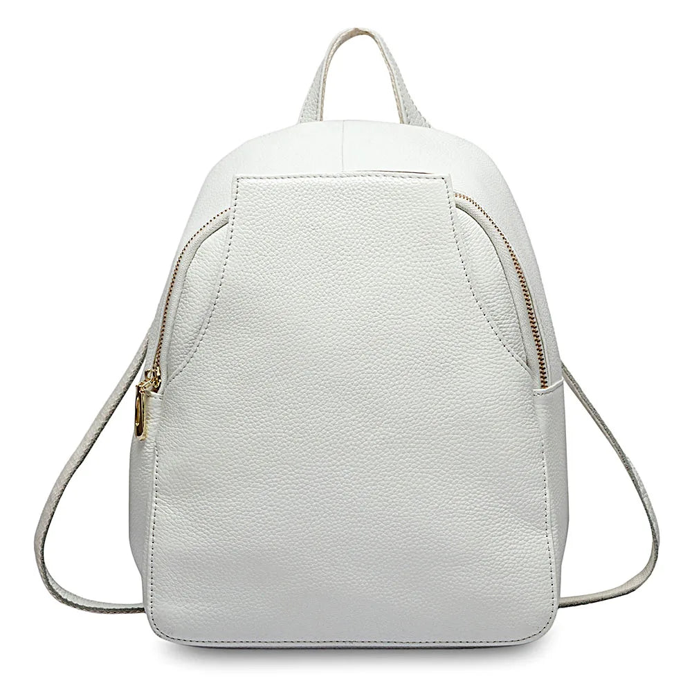 Mochila Feminina de Couro Genuíno Daphne