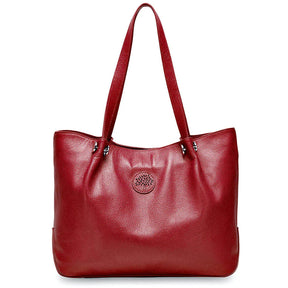 Bolsa Tote de Couro Genuíno Helena