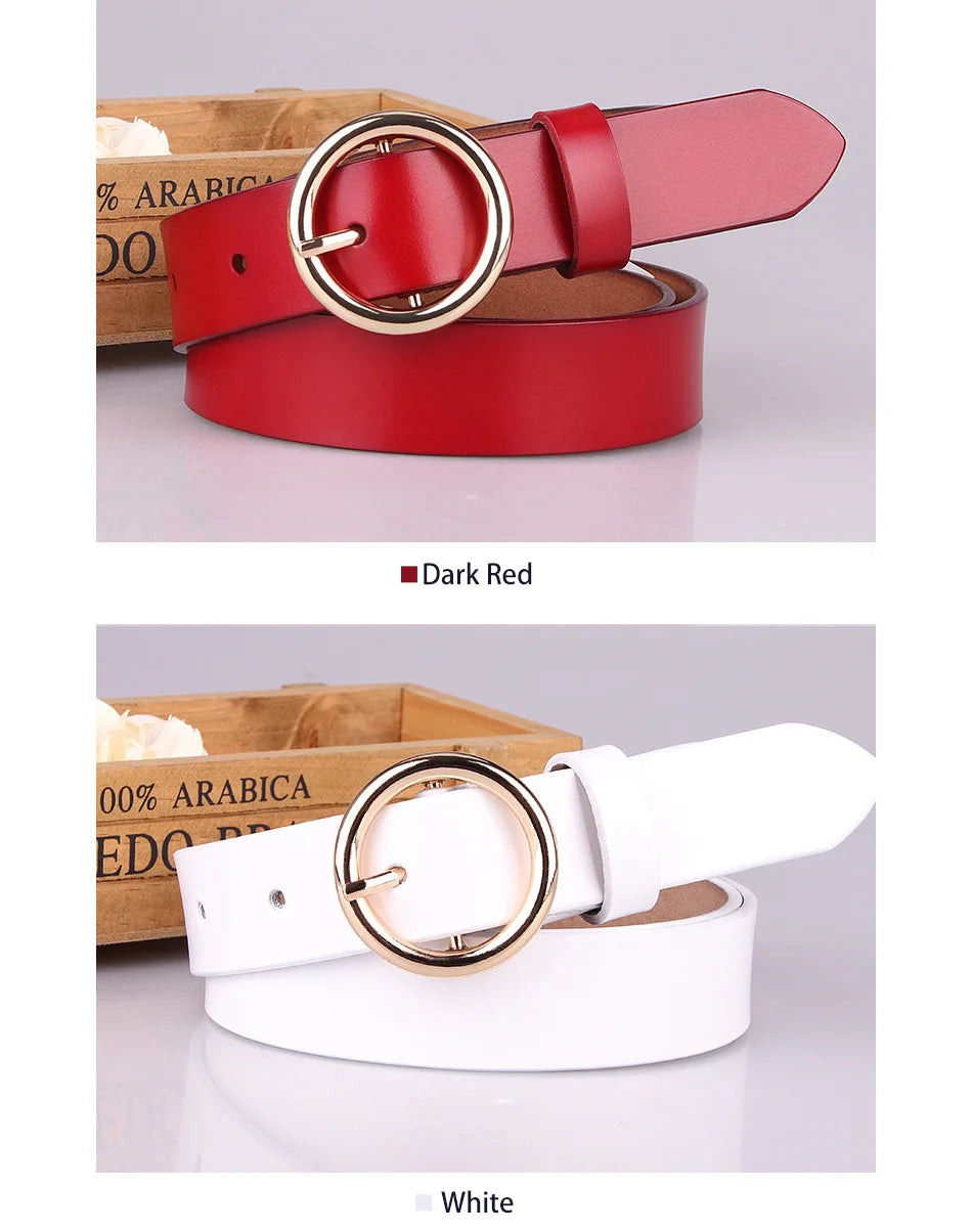 Cinto Feminino de Couro Nala