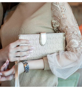 Carteira Feminina de Couro Dominique