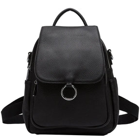 Mochila Feminina de Couro Viviane