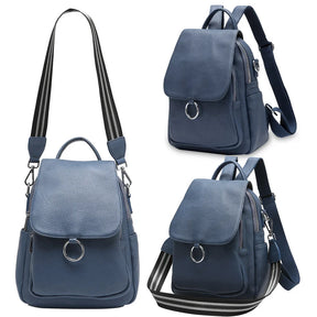 Mochila Feminina de Couro Viviane