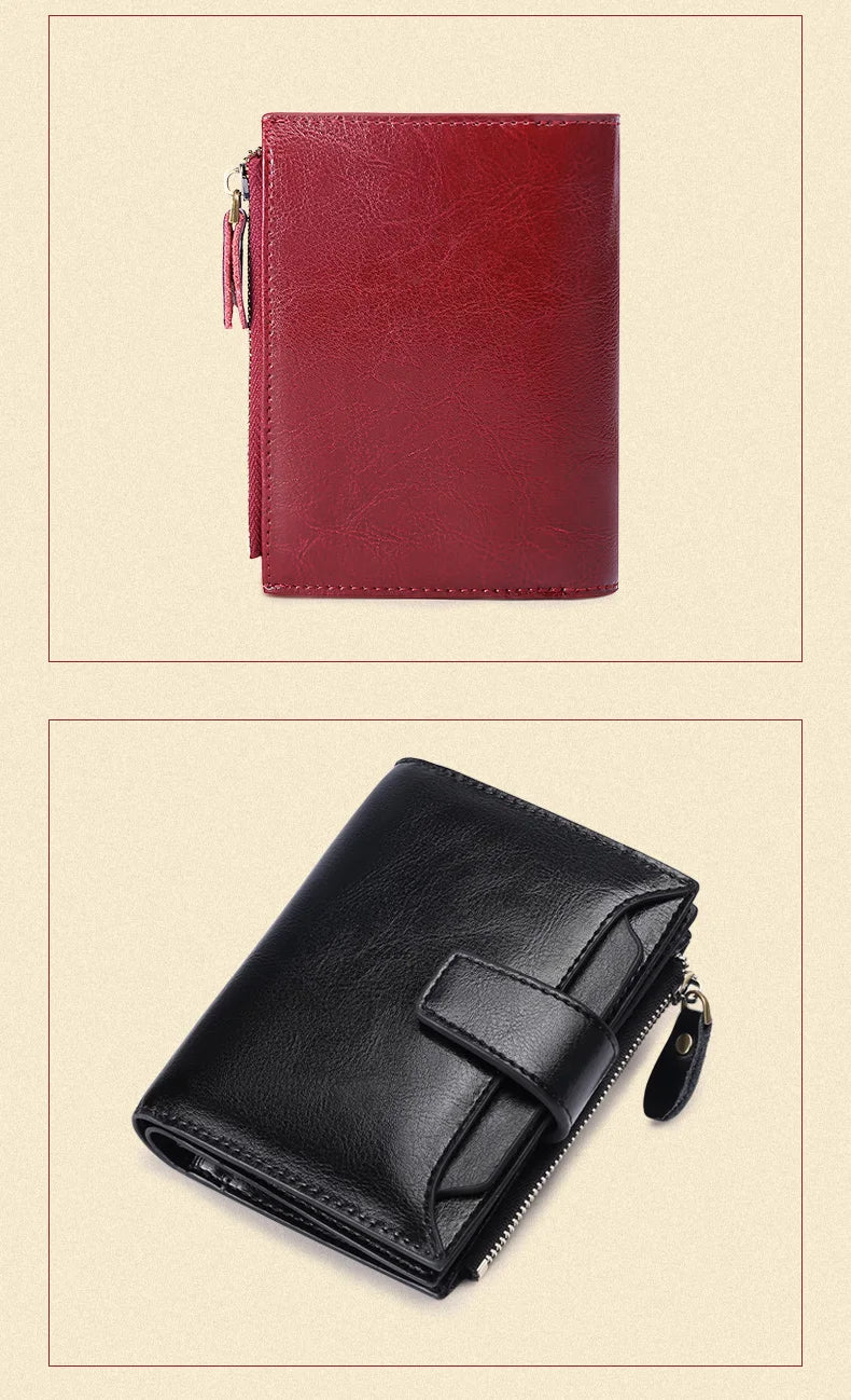 Carteira Feminina de Couro Inês