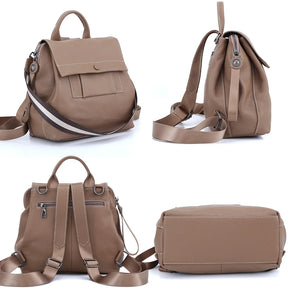 Mochila Feminina de Couro Simone