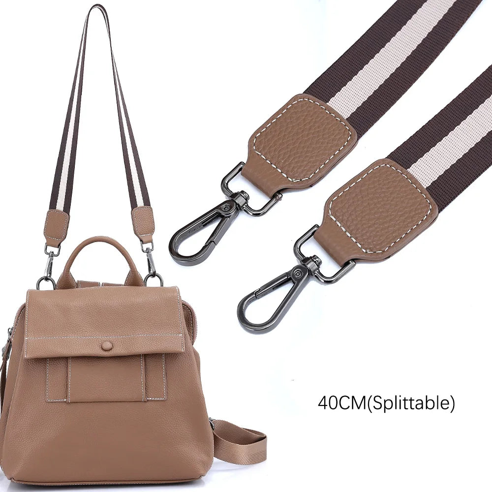 Mochila Feminina de Couro Simone