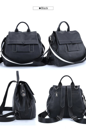 Mochila Feminina de Couro Simone