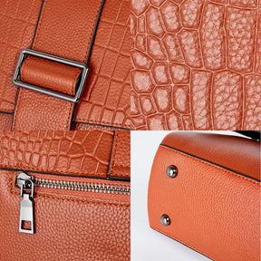 Bolsa de Ombro de Couro Vintage