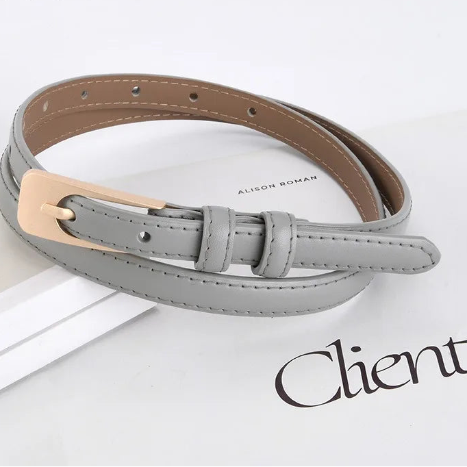 Cinto Feminino de Couro Alba