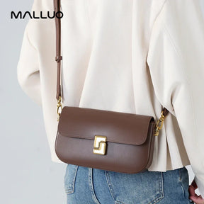 Bolsa de Ombro de Couro Edimburgo