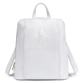 Mochila Feminina de Couro Genuíno Geneviève