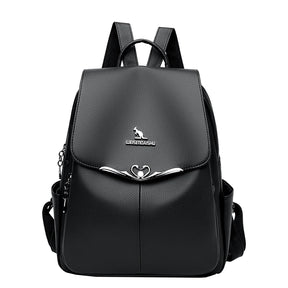 Mochila Feminina de Couro Genuíno Antonelli