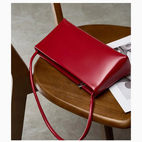 Bolsa Baguette de Couro Loraine