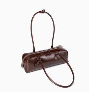 Bolsa Baguete de Couro Genuíno Eloise