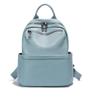 Mochila Feminina de Couro Genuíno Gabrielle