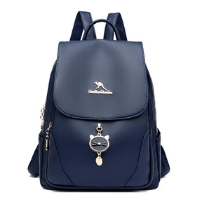 Mochila Feminina de Couro Genuíno Antonelli