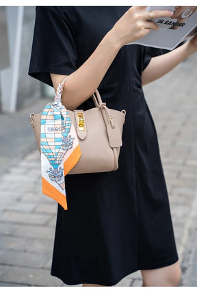 Bolsa Transversal de Couro Genuíno Mykonos