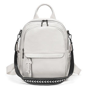 Mochila Feminina de Couro Genuíno Elisa