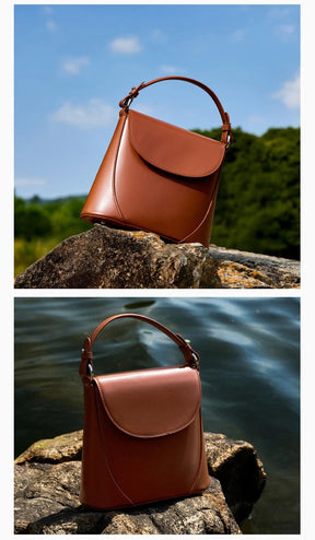 Bolsa de Ombro e Crossbody de Couro Versailles