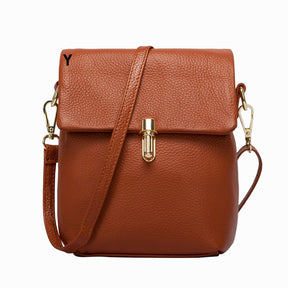 Bolsa Transversal de Couro Genuíno Aurora