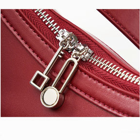 Bolsa Hobo de Couro Genuíno Valentina