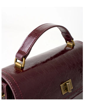 Bolsa Feminina de Couro Genuíno Barcelona