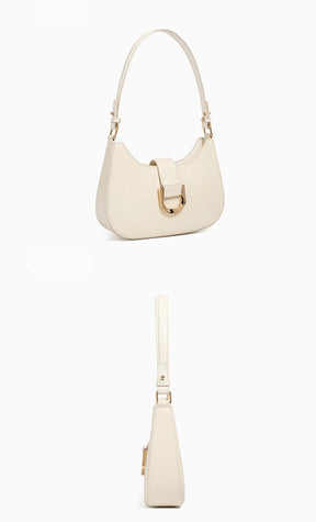 Bolsa de Ombro de Couro Charmosa