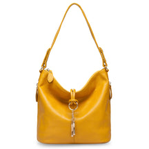 Bolsa de Ombro de Couro Genuíno Camille