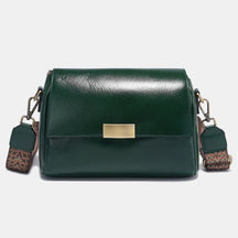 Bolsa Transversal de Couro Genuíno Zency