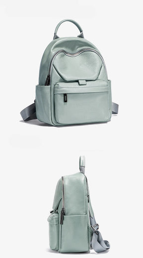 Mochila Feminina de Couro Genuíno Camilla