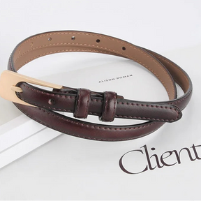 Cinto Feminino de Couro Alba