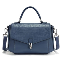 Bolsa de Ombro de Couro Genuíno Carmine