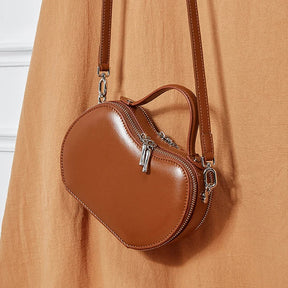 Bolsa Transversal de Couro Sienna