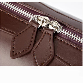 Bolsa Baguete de Couro Genuíno Eloise