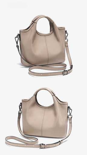 Bolsa de Ombro de Couro Genuíno Isabell