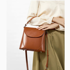 Bolsa de Ombro e Crossbody de Couro Versailles