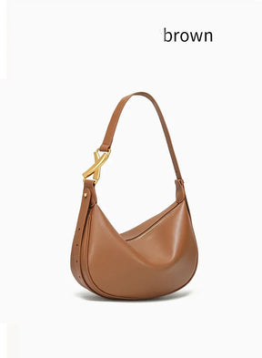 Bolsa Hobo de Couro Madri