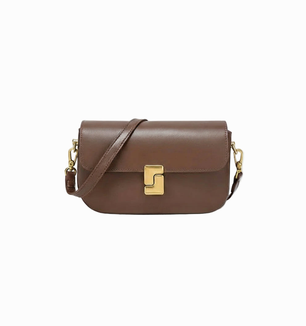 Bolsa de Ombro de Couro Edimburgo